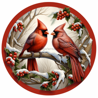 Thumbnail for Winter Sign, Cardinal Sign, DCO-00427, Sign For Wreath, 10