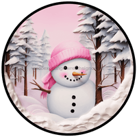 Thumbnail for Winter Sign, Snowman Sign, DCO-00472, Sign For Wreath, 10