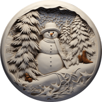 Thumbnail for Winter Sign, Snowman Sign, DCO-00508, Sign For Wreath, 10