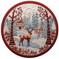 Thumbnail for Winter Snowman 10" Metal Wreath Sign - DECOE-4862