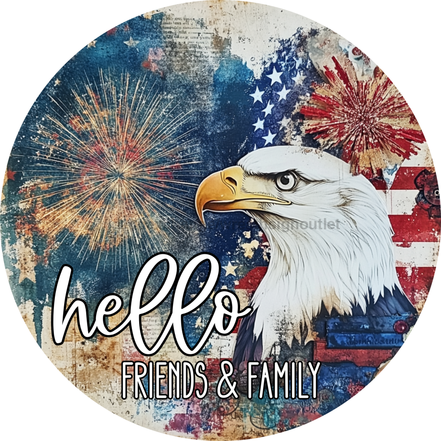 Wooden Welcome Door Hanger, DCO-13694-DH, 18in Wood Sign