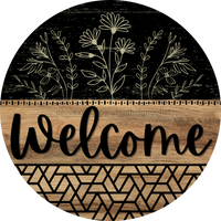 Thumbnail for Wooden Welcome Door Hanger, DCO-13711-DH, 18in Wood Sign