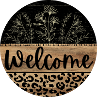 Thumbnail for Wooden Welcome Door Hanger, DCO-13712-DH, 18in Wood Sign