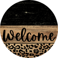 Thumbnail for Wooden Welcome Door Hanger, DCO-13713-DH, 18in Wood Sign