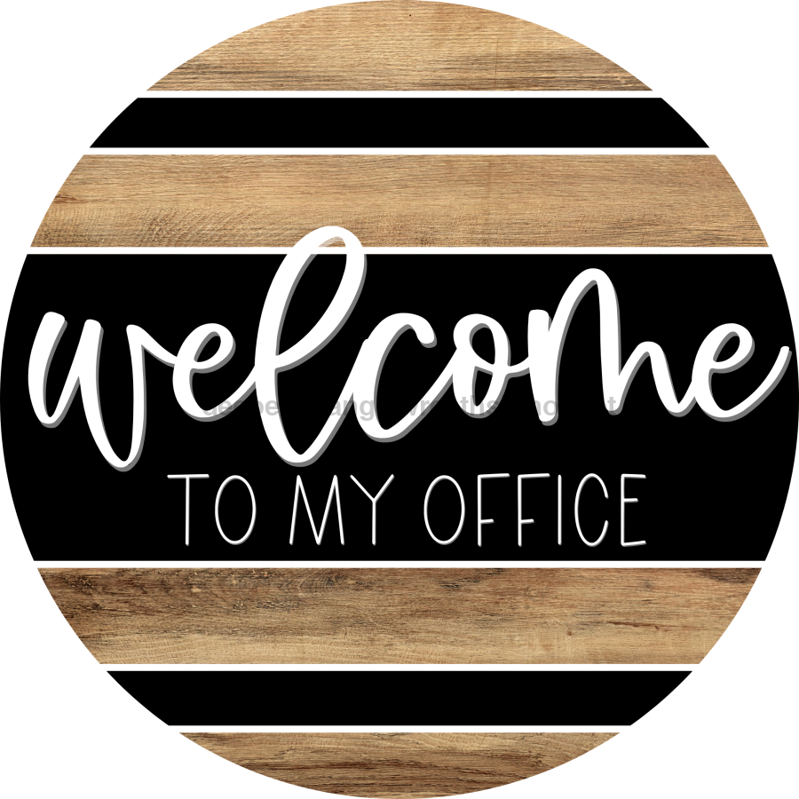 Wooden Welcome Door Hanger, DCO-13717-DH, 18in Wood Sign