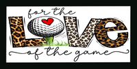 Thumbnail for Golf 12x6" Metal Wreath Sign - DECOE-137