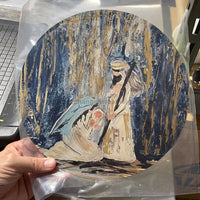 Thumbnail for Nativity Scene Exclusive Fall 18" Wood Door Hanger - CH-003-DH