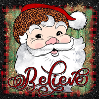 Thumbnail for Wreath Sign, Believe, Santa Christmas Sign, 10