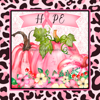 Thumbnail for Wreath Sign, Breast Cancer Sign, Fall Hope Sign, 10