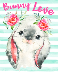 Thumbnail for Wreath Sign, Bunny Love, Easter Sign, Spring Sign, 8x10