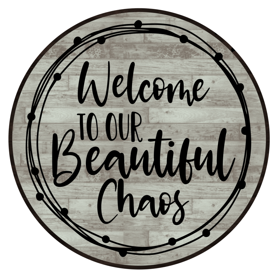 Chaos Family 18" Wood Door Hanger - DECOE-102-DH