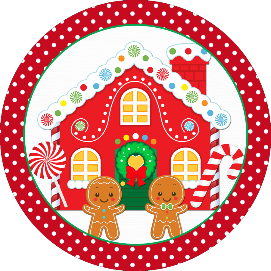 Christmas Gingerbread 18" Wood Door Hanger - DECOE-116-DH