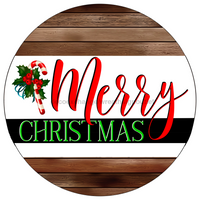 Thumbnail for Christmas Merry 18" Wood Door Hanger - DECOE-223-DH