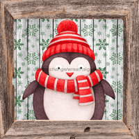 Thumbnail for Wreath Sign, Christmas Sign, Christmas Penguin, 10