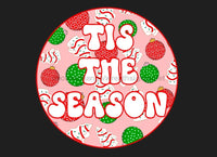 Thumbnail for Wreath Sign, Christmas Sign, Christmas Trees Sign, DECOE-1180, Sign For Wreath, Round Sign, DecoExchange - DecoExchange¬Æ