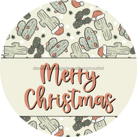 Thumbnail for Wreath Sign Christmas Wreath Sign Western Decoe-2397 For Round 10 Metal