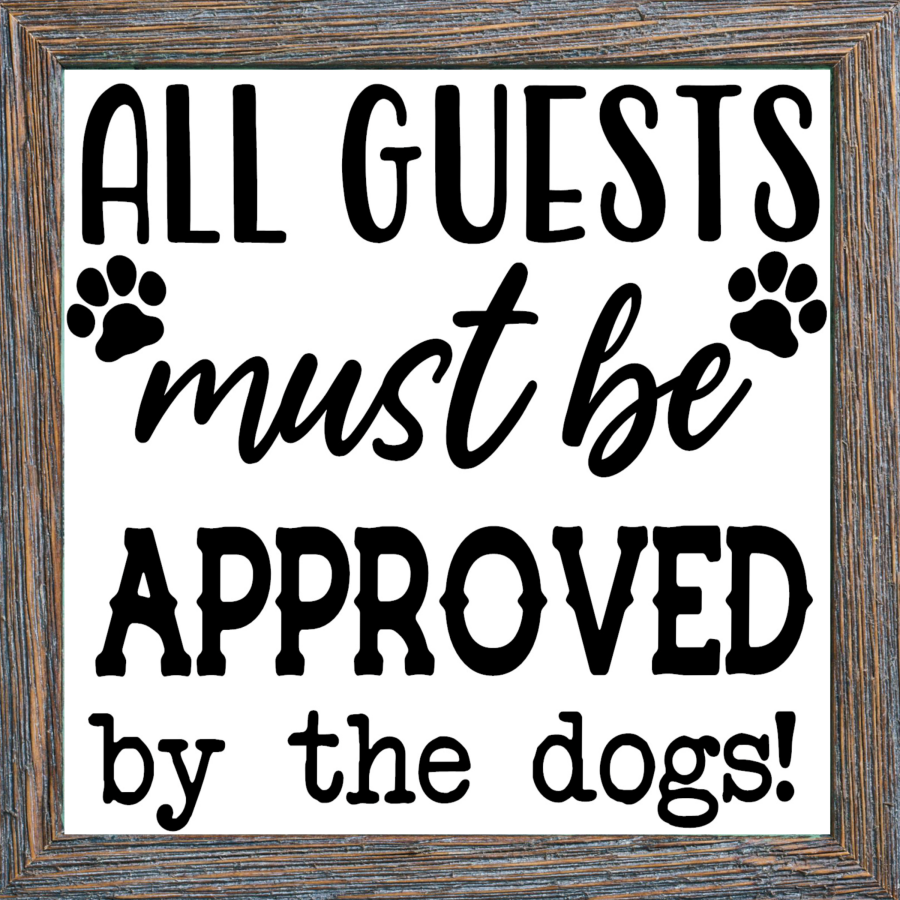 Dog 10x10" Metal Wreath Sign - DECOE-134