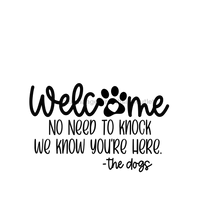 Thumbnail for Wreath Sign, Dog Sign, Welcome Sign, DECOE-1072, Sign For Wreath, DecoExchange - DecoExchange¬Æ