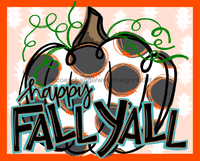 Thumbnail for Wreath Sign, Fall Sign, Happy Fall Yall Sign, 8