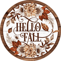 Thumbnail for Wreath Sign, Fall Sign, Harvest Sign, DECOE-2113, Sign For Wreath, Round Sign, DecoExchange - DecoExchange