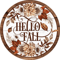 Thumbnail for Wreath Sign, Fall Sign, Harvest Sign, DECOE-2113, Sign For Wreath, Round Sign, DecoExchange - DecoExchange¬Æ