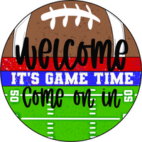 Thumbnail for Football 18" Wood Door Hanger - CR-039-DH