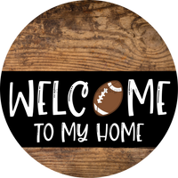 Thumbnail for Wreath Sign, Football Sign, Welcome To My Home Sign, DECOE-2323, Sign For Wreath, Round Sign, DecoExchange - DecoExchange¬Æ
