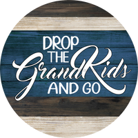Thumbnail for Wreath Sign, Grandparents Sign, Round Sign, DECOE-1015, Sign For Wreath, DecoExchange - DecoExchange¬Æ