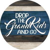 Thumbnail for Wreath Sign, Grandparents Sign, Round Sign, DECOE-1015, Sign For Wreath, DecoExchange - DecoExchange¬Æ
