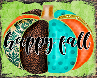 Thumbnail for Wreath Sign, Happy Fall Pumpkin, Fall Sign, 8