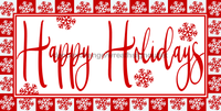Thumbnail for Wreath Sign, Happy Holidays, Christmas Sign, 6