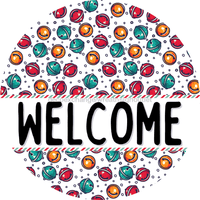 Thumbnail for Wreath Sign, Jingle Bells Sign, Christmas Sign, DECOE-2096, Sign For Wreath, Round Sign, DecoExchange - DecoExchange¬Æ