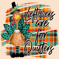 Thumbnail for Wreath Sign, Left Overs Are For Quitters, Funny Fall Sign, 10