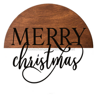 Thumbnail for Merry Christmas 18" Wood Door Hanger - DECOE-159-DH
