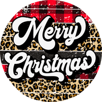 Thumbnail for Wreath Sign, Merry Christmas, Grunge Christmas Sign, 12