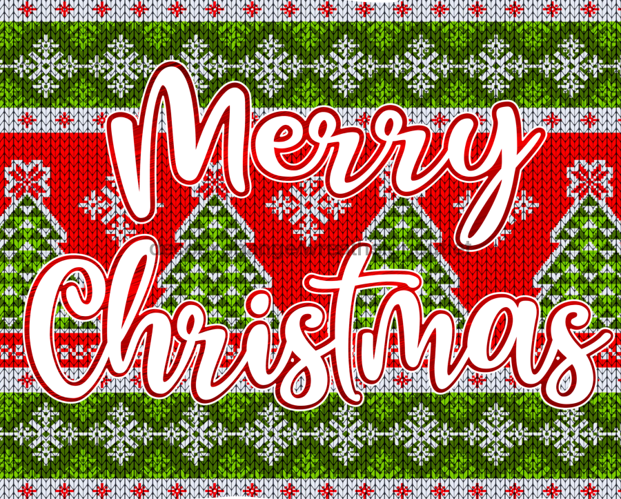 Wreath Sign, Merry Christmas, Ugly Sweater Christmas Sign, 8"x10" Metal Sign, DECOE-992, Sign For Wreath, DecoExchange - DecoExchange