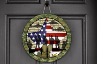 Thumbnail for Wreath Sign, Military Sign, Veteran Sign, DECOE-2029, Sign For Wreath, DecoExchange - DecoExchange¬Æ