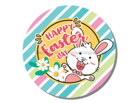 Thumbnail for Wreath Sign, Pastel Easter Sign, Excited Easter Bunny Sign, DECOE-465, Sign For Wreath, DecoExchange - DecoExchange