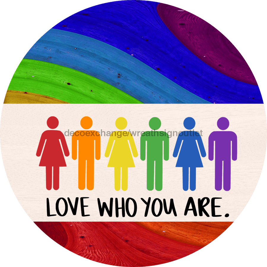 Wreath Sign, Pride Sign, DECOE-2038, Sign For Wreath, Round Sign 8 round, metal sign, pride