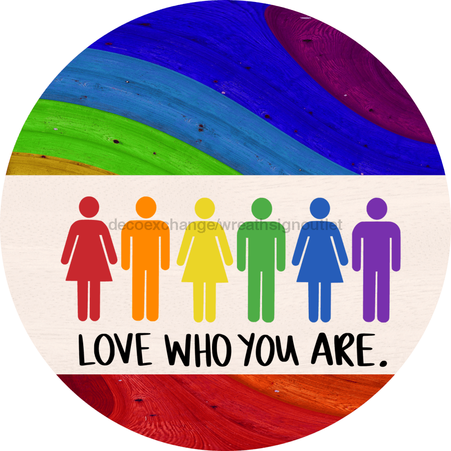 Wreath Sign, Pride Sign, DECOE-2038, Sign For Wreath, Round Sign, Deco ...