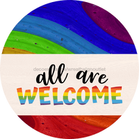Thumbnail for Wreath Sign, Pride Sign, DECOE-2039, Sign For Wreath, Round Sign, DecoExchange - DecoExchange¬Æ
