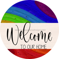 Thumbnail for Wreath Sign, Pride Sign, DECOE-2040, Sign For Wreath, Round Sign, DecoExchange - DecoExchange¬Æ