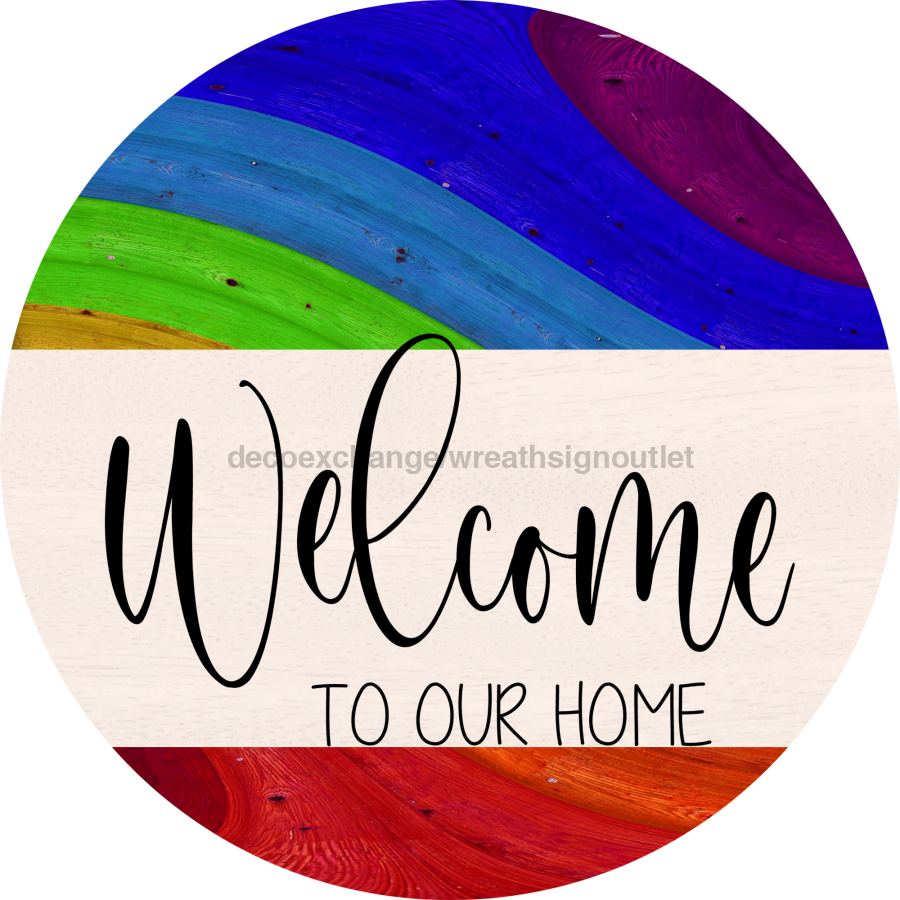 Wreath Sign, Pride Sign, DECOE-2040, Sign For Wreath, Round Sign, DecoExchange - DecoExchange¬Æ