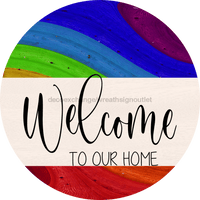 Thumbnail for Wreath Sign, Pride Sign, DECOE-2040, Sign For Wreath, Round Sign, DecoExchange - DecoExchange¬Æ