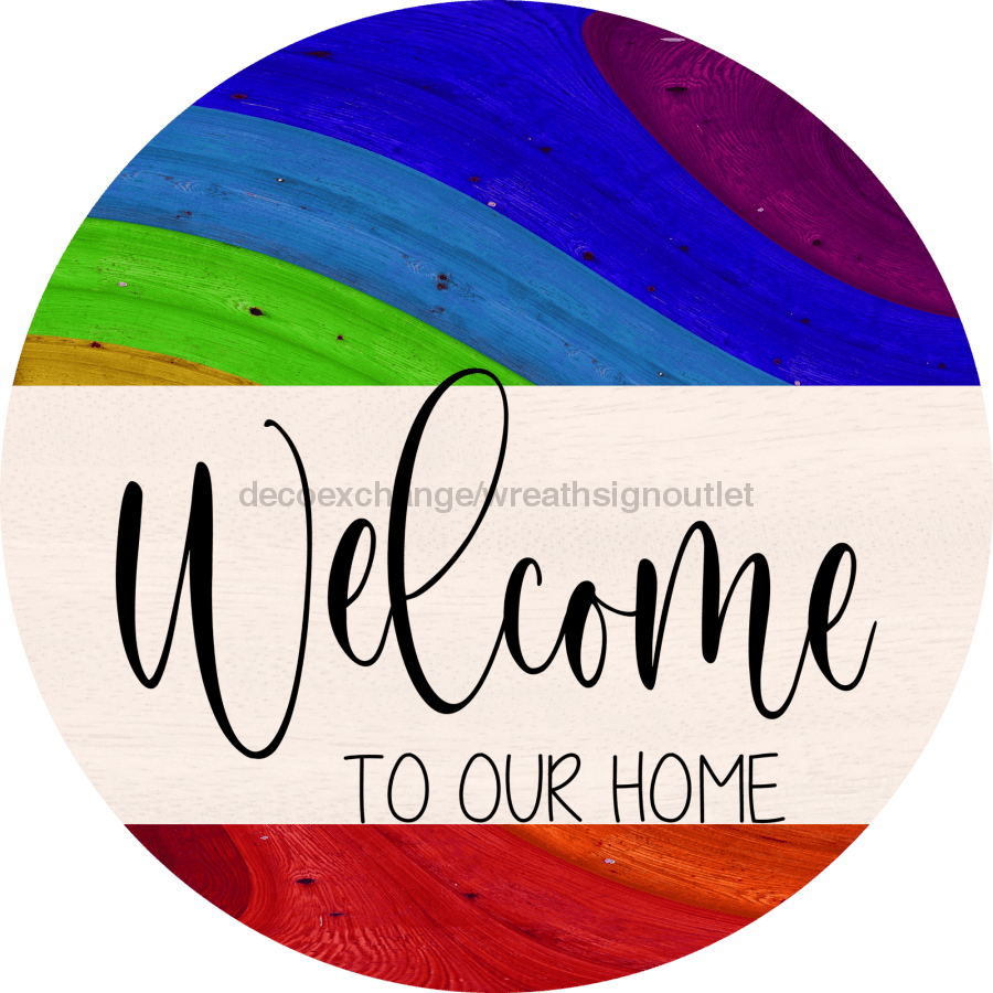 Wreath Sign, Pride Sign, DECOE-2040, Sign For Wreath, Round Sign, DecoExchange - DecoExchange¬Æ