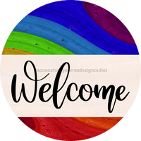 Thumbnail for Wreath Sign, Pride Sign, DECOE-2041, Sign For Wreath, Round Sign, DecoExchange - DecoExchange¬Æ