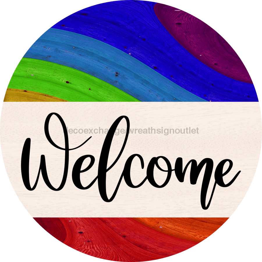 Wreath Sign, Pride Sign, DECOE-2041, Sign For Wreath, Round Sign, DecoExchange - DecoExchange¬Æ