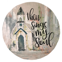 Thumbnail for Wreath Sign, Religious Sign, Church Sign, DECOE-1018, Sign For Wreath, DecoExchange - DecoExchange¬Æ