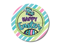 Thumbnail for Wreath Sign, Round Easter Sign, Butterfly Easter Sign, DECOE-468, Sign For Wreath, DecoExchange - DecoExchange