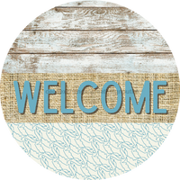 Thumbnail for Wreath Sign, Shark Sign, Crustaceancore Sign, DECOE-2093, Sign For Wreath, Round Sign, DecoExchange - DecoExchange¬Æ